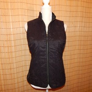 Eddie Bauer Embroidered Goose down vest - size M